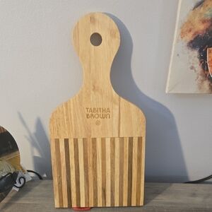 Tabitha Brown Two-Tone Striped Wooden Paddle Board